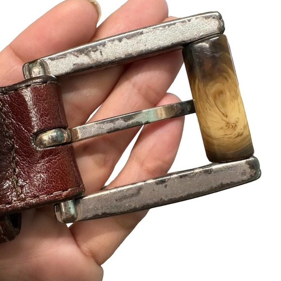 Brighton Belt Men’s‎ 34.5” Brown Leather Crafted in USA - Picture 13 of 13